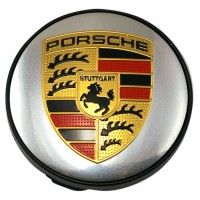 Изображение товара Колпачки на диски Porsche 60/54/10 серебристый