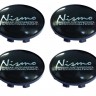 Колпачок на диски Nissan Nismo 58/50/11 черный  
