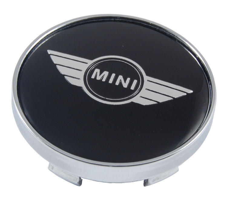 Колпачок на диски MINI Cooper 68/64/10 черный и хром 