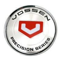 Изображение товара Заглушка литого диска со стикером Vossen (64/60/6) хром+красный 