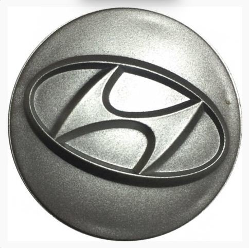 Колпачок для дисков Replica Hyundai серебро 59/55/12