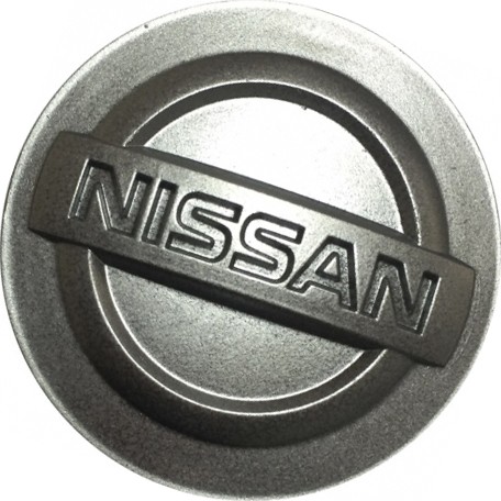 Колпачок на диски Nissan 66/62/12 серебристый