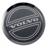 Заглушки для диска со стикером Volvo (64/60/6) черный