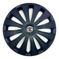 Изображение товара Колпак на колеса Toyota GMK Carbon R15 1536052 черный  