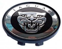 Изображение товара Колпачок на литые диски Jaguar 58/50/11 черный/хром