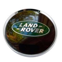 Изображение товара Колпачки на диски 62/56/8 хром со стикером Land Rover