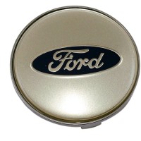 Изображение товара Колпачок на диски Ford 68/57/12 серебристо-бежевый хромированный 