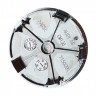 Колпачок на диски Ford 68/57/12 серебристо-бежевый хромированный 