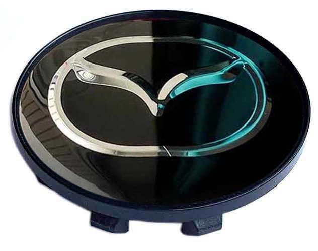 Колпачок на литые диски Mazda 58/50/11 черный 