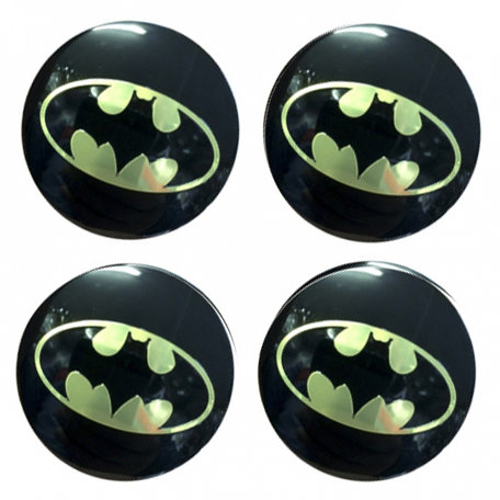 Наклейки на диски Batman black сфера 56 мм
