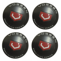Изображение товара Наклейки на диски Vossen red-black сфера 45 мм  