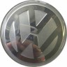 Колпачок для литого диска с серебристой эмблемой Фольцваген 