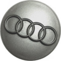 Изображение товара Колпачок на диски Audi, СКАД, d51 56/51/11 серебристый