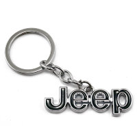 Изображение товара Jeep брелок автомобильный черный+хром