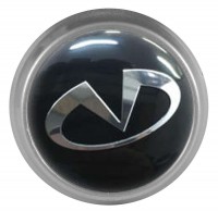 Изображение товара Колпачки на диски ВСМПО со стикером Infiniti 74/70/9 хром 