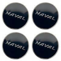 Изображение товара Колпачки на диски Haval 60/56/9 хром и черные