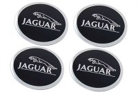 Изображение товара Наклейки на диски Jaguar black сфера 56 мм 