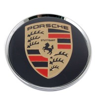 Изображение товара Колпачок ступицы Porsche 63/58/8 золото/черный  