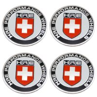 Изображение товара Наклейки на колпачки литых дисков HRE 45 мм металл