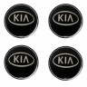 Колпачок ступицы KIA (63/59/7) хром черный 