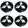 Ступичные заглушки комплект Mitsubishi 59/53/9 , цвет черный+серебристый
