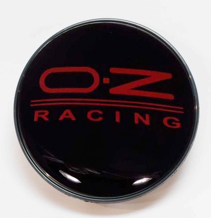 Колпачок на диски OZ Racing  62/57/5 черный с красным