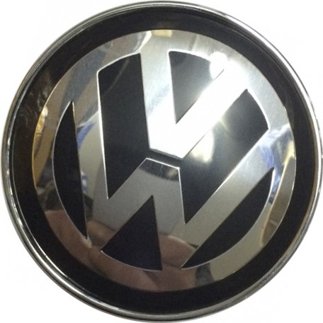 Колпачки на диски 62/56/8 со стикером Volkswagen черный 