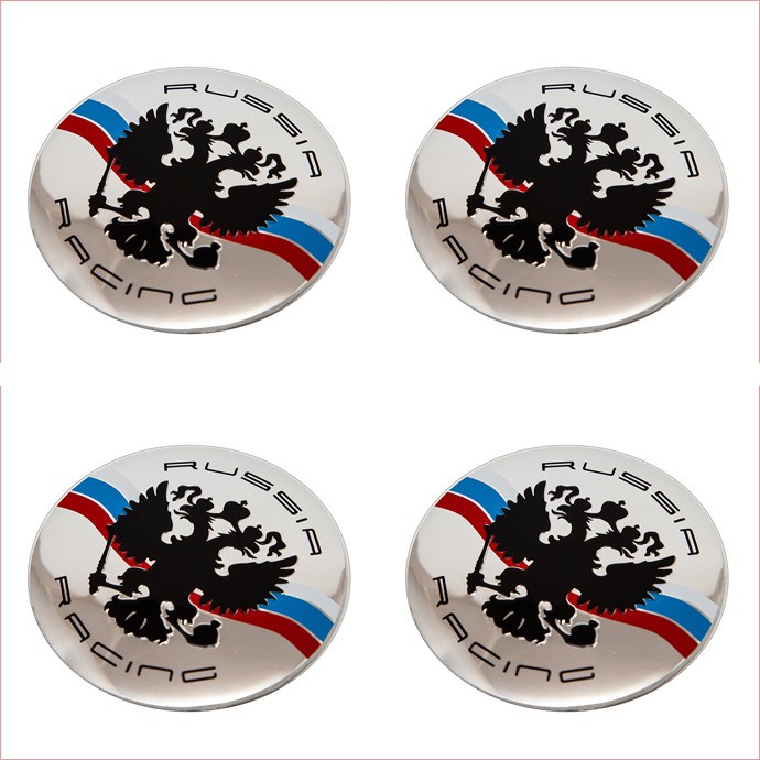 Наклейки на диски Russia Racing сфера 54 мм