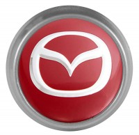 Изображение товара Заглушка на диски Mazda 74/70/9 красный