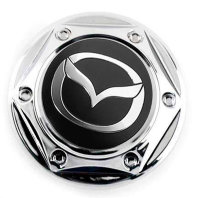Изображение товара Колпачок на диски Mazda 68/62/10 black гайка 