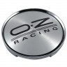 Колпачки на диски 62/56/8 со стикером Oz Racing хром 