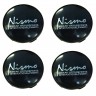 Колпачки на диски Nissan Nismo 60/56/9 black 