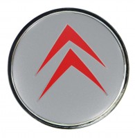 Изображение товара Колпачок ступицы Citroen (63/59/7) хром красный 