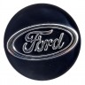 Колпачок на диски Ford 65/60/12, черный и хром
