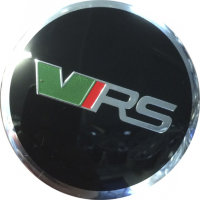 Изображение товара Колпачок на диски Skoda VRS 56/52/8 черный-хром