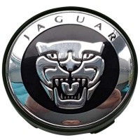 Изображение товара Колпачки на диски Jaguar 60/56/9 черный/хром 