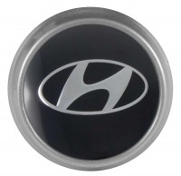 Изображение товара Колпачки на диски ВСМПО со стикером Hyundai 74/70/9 черный 