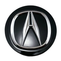 Изображение товара Колпачки на диски Acura 68/64/11 черный+хром