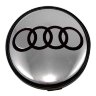 Заглушка ступицы Audi  для дисков КИК Рапид 63/55/6 стальной стикер фото