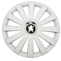Изображение товара Колпаки на колеса R17 Peugeot SPR Pro White Nylon