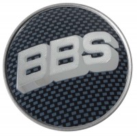 Изображение товара Колпачок на диски BBS 60/55/7 карбон/хром