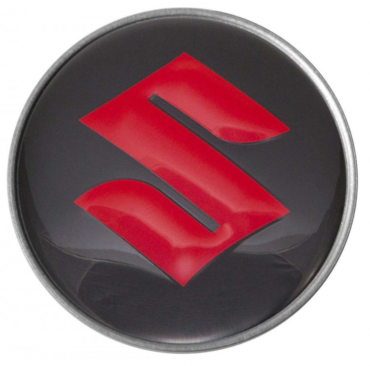 Колпачок на диски Suzuki 60/55/7 черный красный
