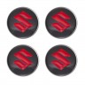 Колпачок на диски Suzuki 60/55/7 черный красный