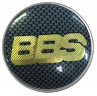 Изображение товара Колпачок на диски BBS 60/55/7 карбон/золото