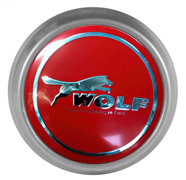 Заглушка на диски Ford Wolf Motorcraft 74/70/9 красный