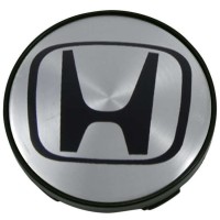 Изображение товара Колпачки на диски Honda 60/54/10 серебристый и черный