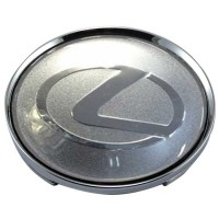 Изображение товара Колпачки на диски 62/56/8 хром со стикером Lexus 