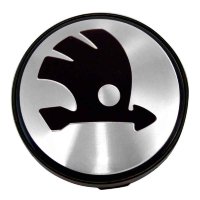 Изображение товара Заглушка ступицы Skoda для дисков КИК Рапид 63/55/6 стальной стикер