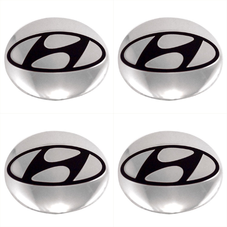 Наклейки на диски Hyundai steel сфера 54 мм