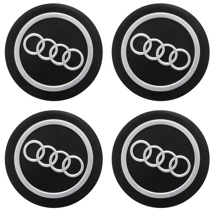 Наклейки на диски Audi 75 мм (уцененные)